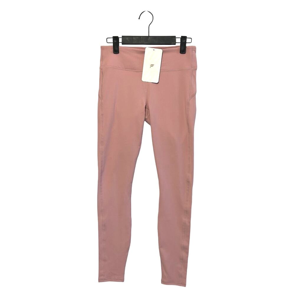 Fabletics Mid-Rise Solid Powerform Leggings NWT Women's Sz S Pale Pink UPF 50+